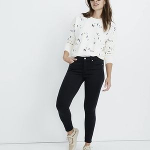 Madewell 9inch rise skinny black jeans